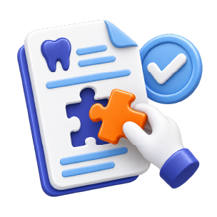 Collectible dental AR claims icon